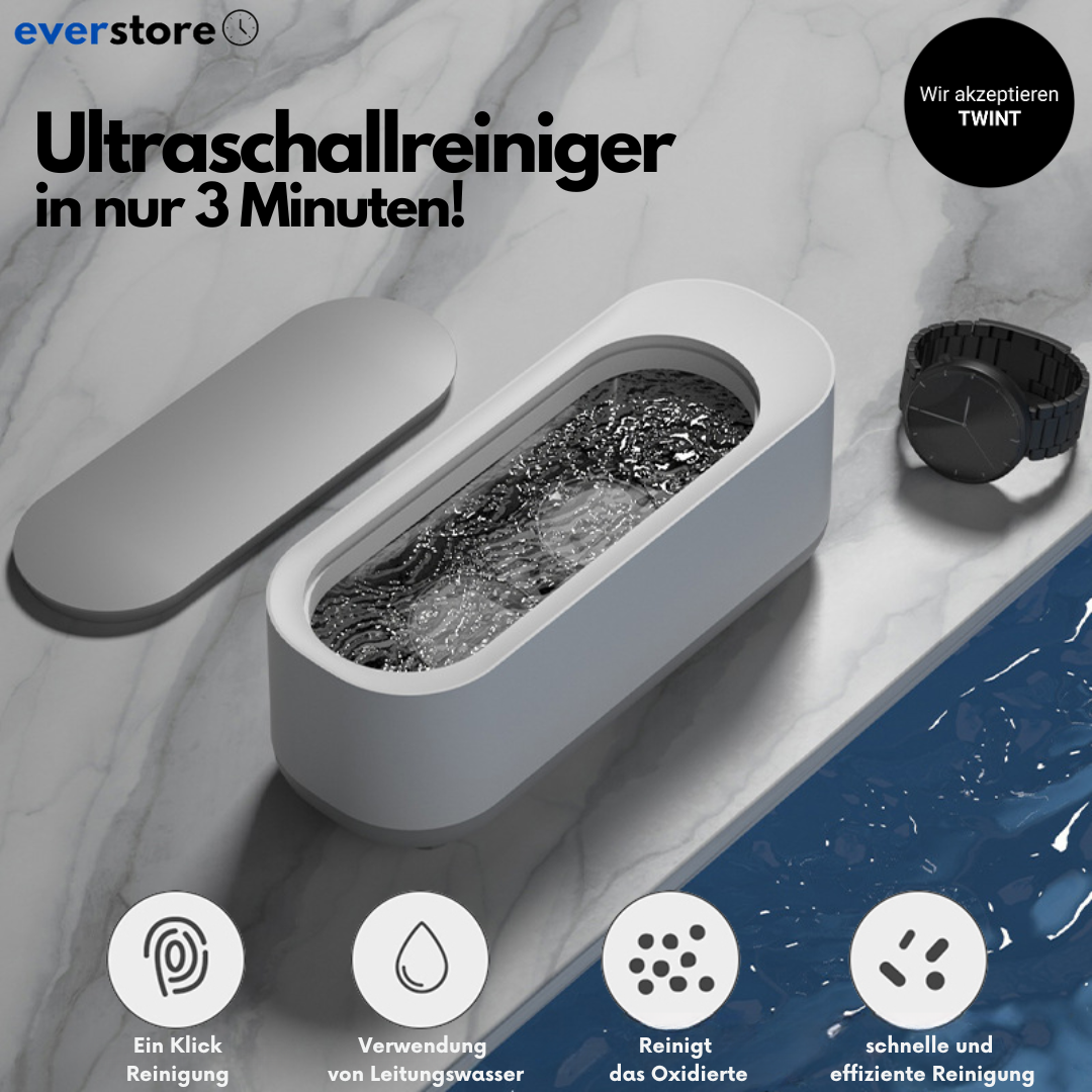 Ultraschallreinger - in nur 3 Minuten!